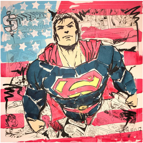 Superman Sunday Special van Erick Artik, Schilderij te koop op Singulart
