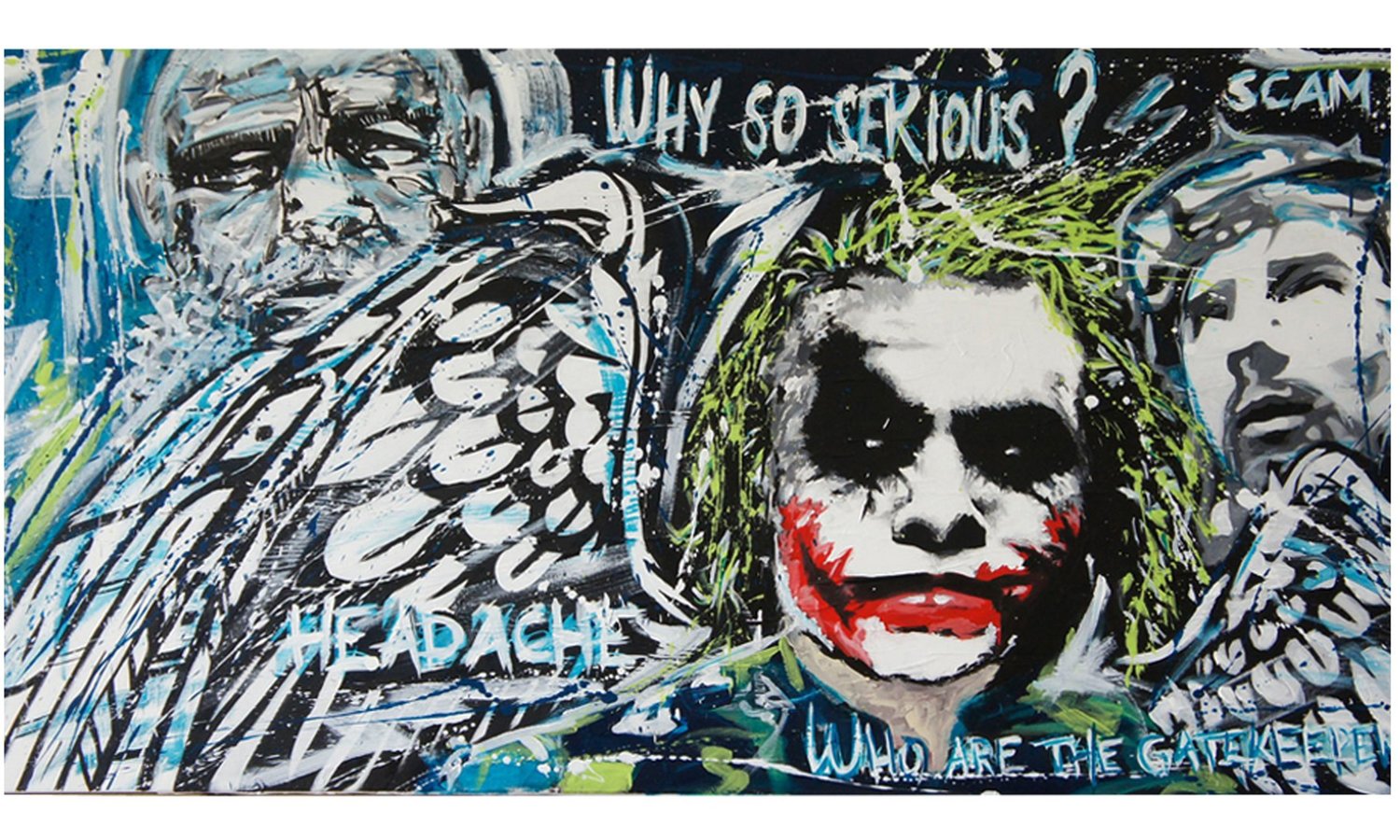 Headache by Erick Artik (2015) Painting Acrylic, Resin on Linen