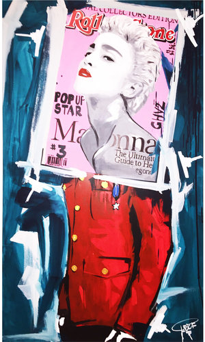 Magazine collection Madonna von Erick Artik, Malerei kaufen auf Singulart