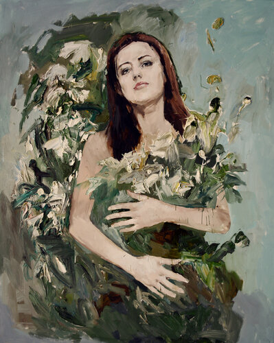 Dans la forêt by Olga Novokhatska, Painting for Sale on Singulart