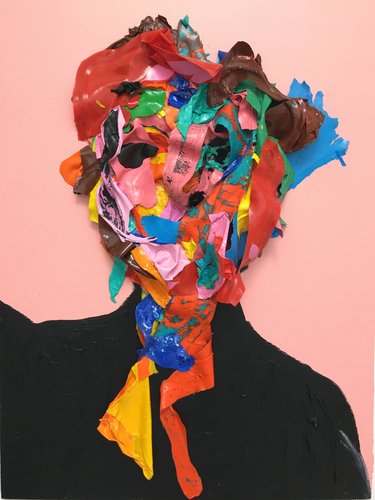 Self Portrait (with my brother) di Jon Parlangeli, Pittura in vendita su Singulart