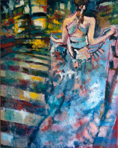 Sotto i riflettori van Chiara Abbaticchio, Schilderij te koop op Singulart