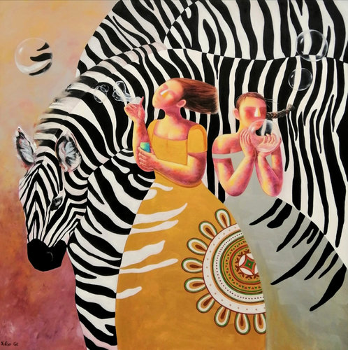 Mes voeux van Yutao Ge, Schilderij te koop op Singulart