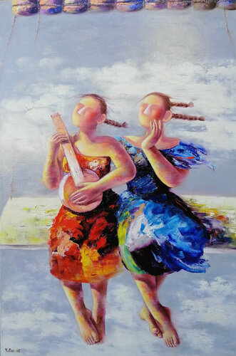 Soeurs van Yutao Ge, Schilderij te koop op Singulart
