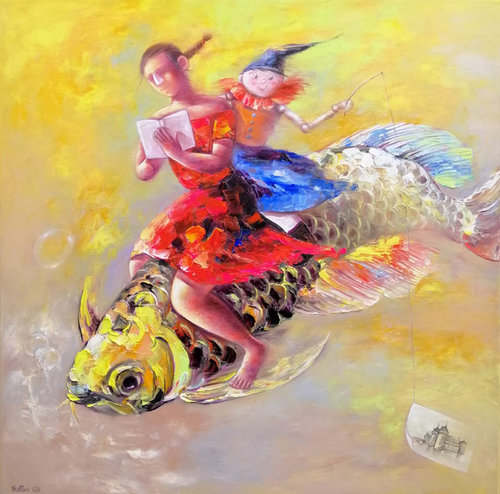 Destination van Yutao Ge, Schilderij te koop op Singulart