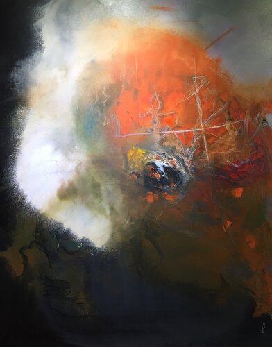 i love jazz! van Ludmila Budanov, Schilderij te koop op Singulart