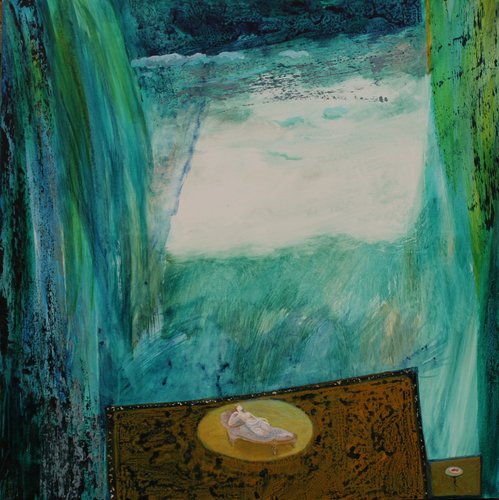 Nymphe endormie by François Pagé, Painting for Sale on Singulart