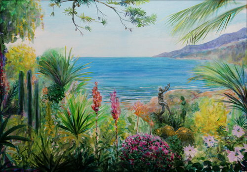 Faune, un après-midi, sous un flot antique de lumière by François Pagé, Painting for Sale on Singulart