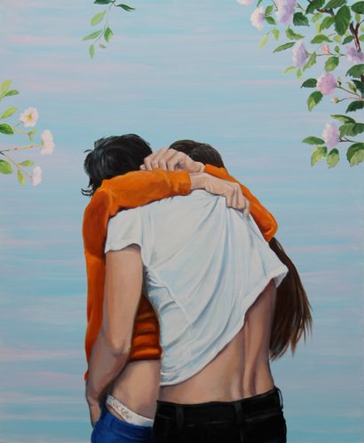 Après avoir été chassés...(Amor mundum fecit) par François Pagé, Peinture en vente sur Singulart