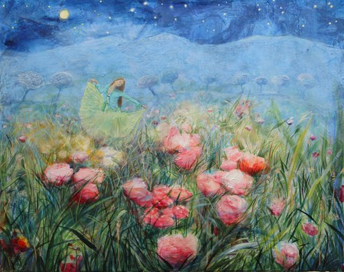 Et la nuit murmurante d’étoiles, tu les rendais jalouses en dansant. François Pagé