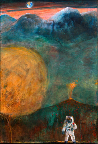 Недоразумение (le malentendu) huile sur toile 73cm x 54cm François Pagé von François Pagé, Malerei kaufen auf Singulart