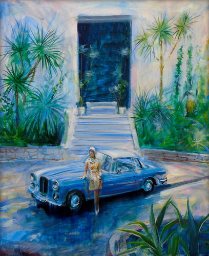 L’instant où Lola me dit : François finissez en avec votre étude, vous m’avez promis que nous irions danser ! par François Pagé, Peinture en vente sur Singulart
