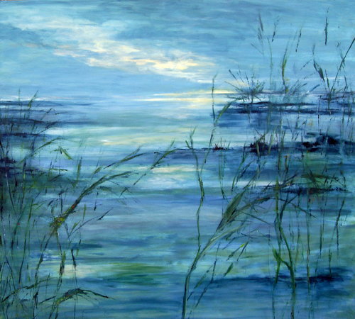 WETLAND van Aase Lind, Schilderij te koop op Singulart