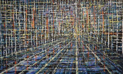 Urban Matrix No. 14 par David Tycho, Peinture en vente sur Singulart