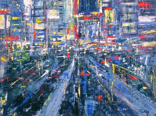 Shinjuku No. 3 di David Tycho, Pittura in vendita su Singulart