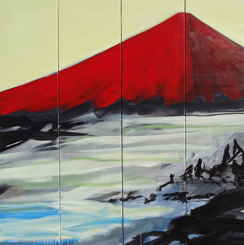 Red Fuji No. 1 by David Tycho, Painting for Sale on Singulart