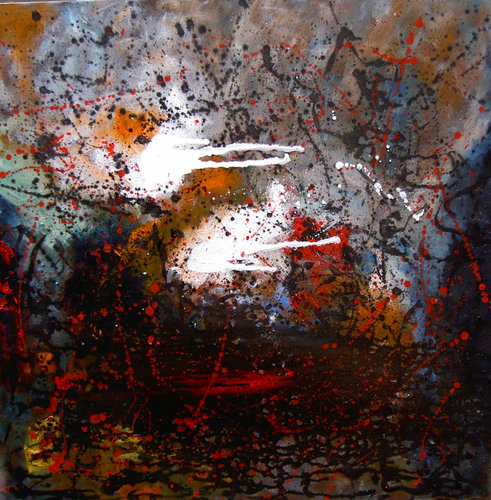 Cross the time and space van Min Zou, Schilderij te koop op Singulart
