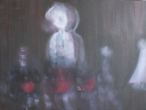untitled thoughts di Min Zou, Pittura in vendita su Singulart