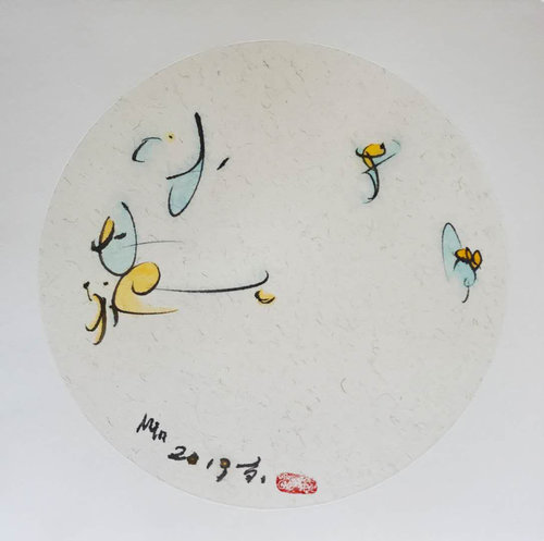 Empty spirit van Min Zou, Schilderij te koop op Singulart
