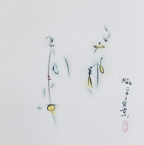 Childlike simplicity by Min Zou, 회화 for Sale on Singulart