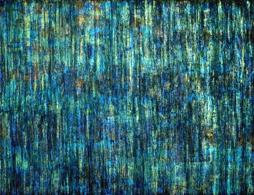 Blue  No. 1 (On Cork) par Carla Sá Fernandes, Peinture en vente sur Singulart