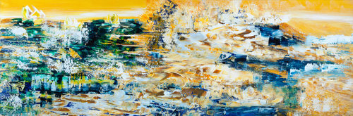 nymphéas 63 di Joëlle Kem Lika, Pittura in vendita su Singulart