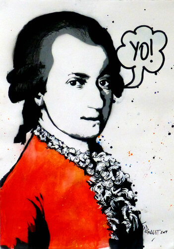 YO! Mozart. 2019. van Jp Malot, Werk op papier te koop op Singulart