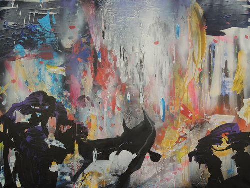 Vertical Absorption IV von Edith Torony, Malerei kaufen auf Singulart