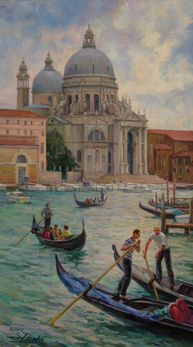 La Salute. Venice. von Serguei Zlenko, Malerei kaufen auf Singulart