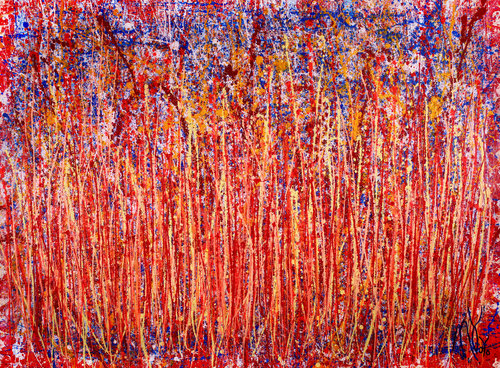 Thunder Frequencies par Nestor Toro, Peinture en vente sur Singulart