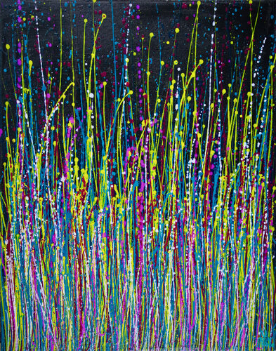 Just ask Alice (trip garden) par Nestor Toro, Peinture en vente sur Singulart