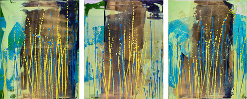 Objects of the mind with gold par Nestor Toro, Peinture en vente sur Singulart