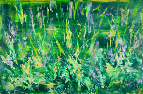 Ecuatorial greenery von Nestor Toro, Malerei kaufen auf Singulart
