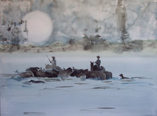 PAISAJE CAMPERO par Rosario De Mattos, Peinture en vente sur Singulart