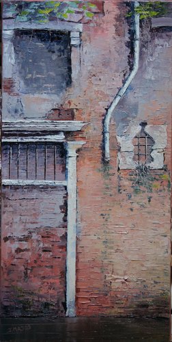Venise, la porte murée di Jacques Majos, Pittura in vendita su Singulart