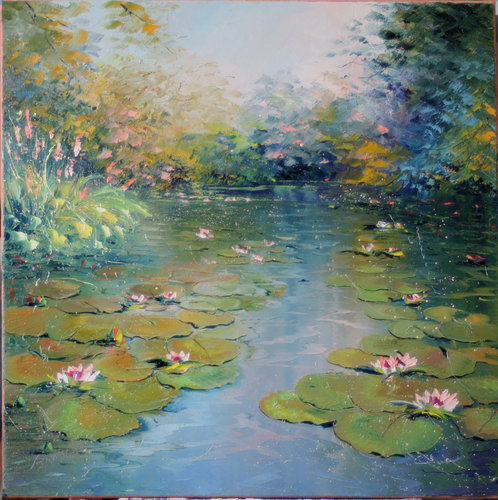 Souvenir de Giverny di Jacques Majos, Pittura in vendita su Singulart