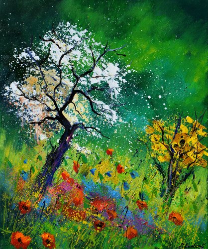Printemps 2018 by Pol Ledent, 회화 for Sale on Singulart