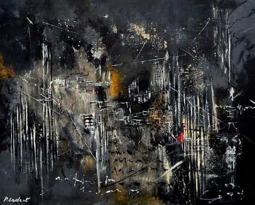 Night activity - abstract 184150 by Pol Ledent, 회화 for Sale on Singulart