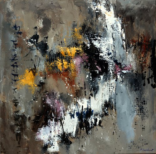 Ancient wall - abstract 5561301 by Pol Ledent, 油畫 for Sale on Singulart