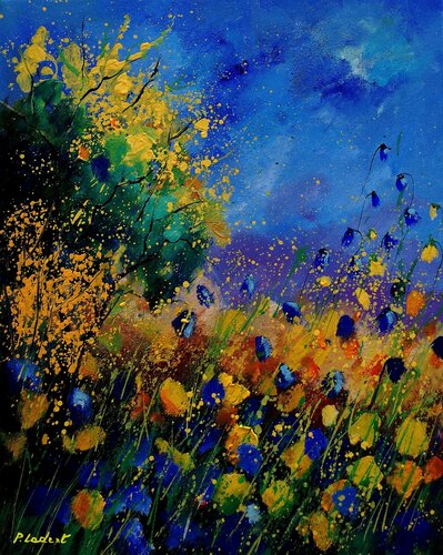 Summer flowers 459090 di Pol Ledent, Pittura in vendita su Singulart