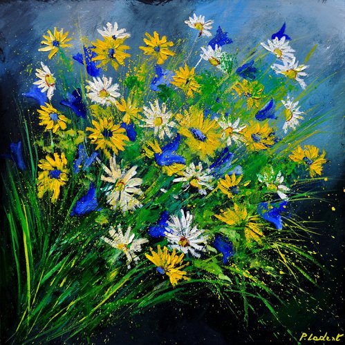 Daisies 77 van Pol Ledent, Schilderij te koop op Singulart