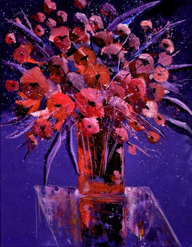 stil life 452121i van Pol Ledent, Schilderij te koop op Singulart