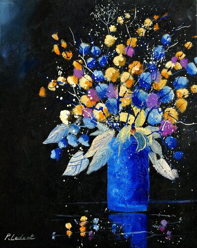 Colourful still life von Pol Ledent, Malerei kaufen auf Singulart