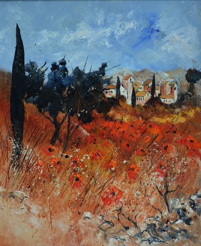 Red Provence di Pol Ledent, Pittura in vendita su Singulart
