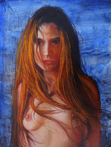 💙 Rancunière 💙 Resentful 💙 Nachtragend von Isabel Mahe, Malerei kaufen auf Singulart