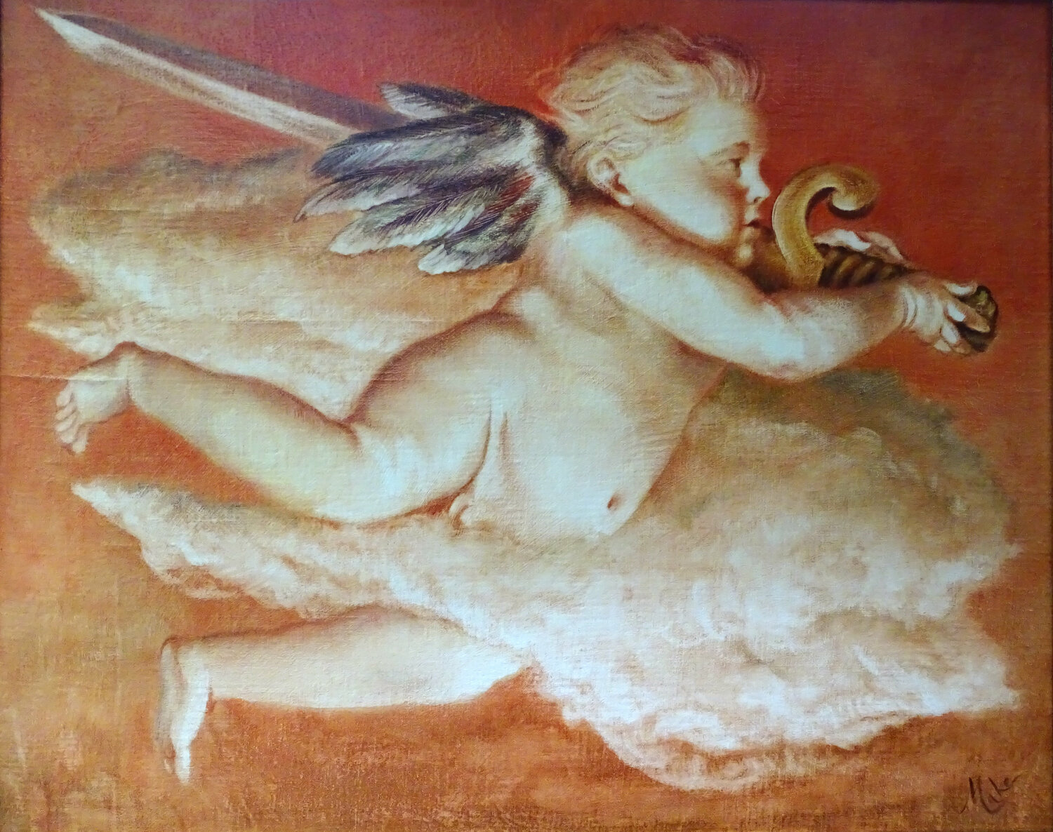 👼 L'Ange de Mars 👼 Angel of Mars 👼Der Mars-Engel Isabel Mahe Originalgemälde zu verkaufen