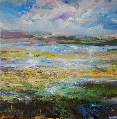 Welsh coast van Wim Van De Wege, Schilderij te koop op Singulart
