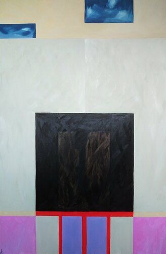 Der Balkon di Klaus Feuchtinger, Pittura in vendita su Singulart