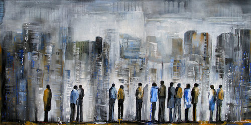 Polis by Margarita Lypiridou, Painting for Sale on Singulart