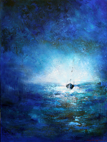 Oceanic van Margarita Lypiridou, Schilderij te koop op Singulart